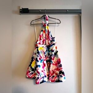 NWT SanJoy halter mini dress size large